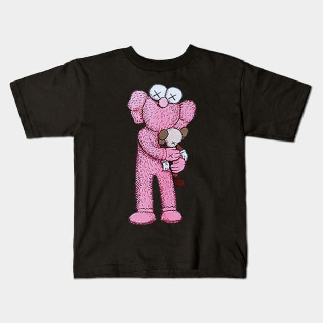 Kaws mimin 3 Kids T-Shirt by endamoXXM